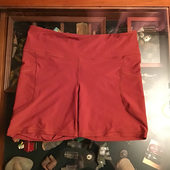 Old Navy Active Rust High-Rise Bike Shorts XL - Picture 3 of 8